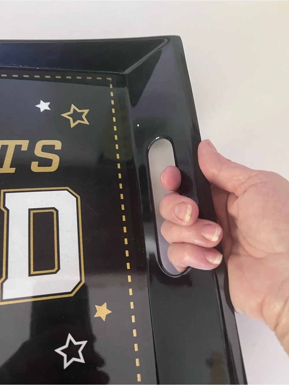 Celebrate It Black and Gold ‘Congrats Grad’ Party Tray